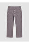 Lcw Jeans Blue Striped Crop Flare Women's Jean Pants - 7