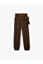 Modal Fabric Balloon Cut Shalwar Trousers with Tie Detail