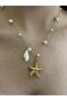 Pearl and Starfish Steel Necklace - 2