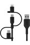 Universal Cable (3-in-1 USB-C, Lightning, Micro-USB Charging Cable) Charge Smartphones, Tablets, Power Banks and more (3.3ft/1m) - 2