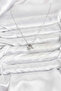 Brass Silver Color Minimal Charm Women's Necklace - 2