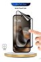 Motorola Moto G77 5G 2026 Premium Nano Ceramic Full Glue Full Cover Matte Flexible 2 Pack Clear/Black - 4