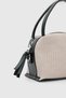 Blossom Knotted Straw Handbag and Crossbody Women's Bag Cream - 8