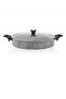 Taç Nostalji Gray 3-Piece Cookware Set 22 cm Flat Pot 22 cm Pan - 3