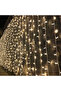 حبل ديكوري مضيئ ليد بطول 50 متر وصلة واحدة لعمل ستارة قابل للتوصيل - 2