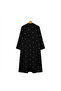 Women's Black Embroidered Modest Longline Abaya Robe - 6