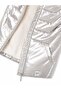Girl's Silver Hooded Inflatable Vest 2-10 Years Old Gray - 2