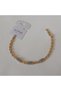 Xuping Vip Quality Antiallergic Three Square Maze Motif Zircon Stone Rose Gold Bracelet
