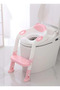 Softy Ladder Toilet Adapter - Safe and Comfortable Toilet Training for Your Child Pink - 2