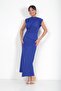 Women's Front Draped Midi Dress - 3