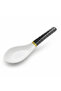 Black & White Melamine Soup Spoon - 14 cm
