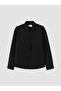 Özmarka New Season Black Regular Fit Men's Shirt Jacket - 5
