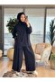 73067 بدلة سوداء مع قطعة جانبية يسارية وتفاصيل جيب