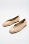 027-107 Satin Buckle Trok Patterned Comfortable Flexible Women's Ballerinas - 7