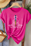 7 Chakra Symbol Printed Women's Cotton T-Shirt