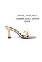 Double Cross Slippers with 7cm Heels, Goblet-Shaped Shoes, New Season - 3