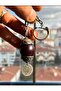 Ottoman Clasp Amber Ottoman Silver Keychain - 7