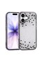 iPhone 17 Case Camera Elevated Glittery Drop Stone Silicone Brsa - 2