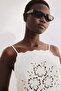 Broderie anglaise cotton beach dress - 5