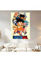 Dragon Ball Kid Goku Wall Covering Wall Tapestry First Quality Satin Fabric Poster - 2