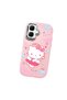 Tecno Spark Go 2 Compatible Case Camera Protector Pink Silicone Couple Phone Case Kitty Pattern - 3
