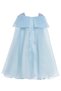 Girl's Evening Dress Pearl Embellished Chiffon Cape Dress and Headband Set - Birthday, Party, Wedding, Graduation (3, 4, 5, 6, 7 Years) 36377Pr - 6