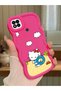 Redmi 9C Compatible Case Camera Protector Red Silicone Couple Phone Case Kitty Pattern