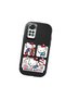 Redmi Note 11S Compatible Case Camera Protector Black Silicone Couple Phone Case with Kitty Pattern - 3