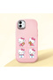 Samsung Galaxy A04 Compatible Case with Camera Protection Pink Silicone Couple Phone Case with Kitty Pattern