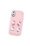 iPhone XS Max Compatible Case with Camera Protector Pink Silicone Couple Phone Case with Kitty Pattern - 3