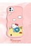 Realme C20 Compatible Case Camera Protector Pink Silicone Couple Phone Case Kitty Pattern - 2