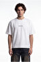 Men's Perfecte Printed Crop Oversize T-Shirt Ecru - 6
