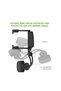 Car Rearview Mirror Phone Mount Holder for Car, 360° Rotating, Multifunctional Mount Phone and GPS Holder Universal Car Phone Holder for All Smartphones - 4