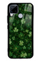 Realme C15 Emerald Lucky Clover Design Glossy Phone Case