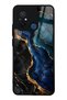 Xiaomi Redmi 12C Glossy Phone Case with Midnight Sapphire Marble Design