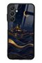 Samsung A25 Golden Crescent Bosphorus Design Glossy Phone Case