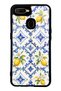 Oppo A5S Glossy Phone Case with Sapphire Lemon Tiles Design