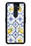 Oppo A5 2020 Glossy Phone Case with Sapphire Lemon Tiles Design