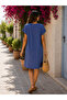 Women's V-Neck Jacquard Wrap Dress - 2