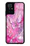 Xiaomi Redmi 10 Pink Prism Butterfly Design Glossy Phone Case