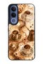 Vivo V70 Fe Golden Mocha Flow Design Glossy Phone Case