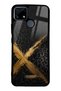 Realme C25 Golden Leopard X Design Glossy Phone Case