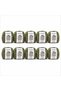 Pack of 10 Oxford Baby Cotton Amigurumi Punch 50Gr/150M No:050 Nefti Green
