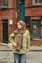 Petra Ethnic Pattern Shawl - Khaki Orange - 4
