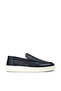 Men's Genuine Leather Navy Blue Loafers