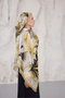 Summer Garden Series Patterned Cotton Soft Shawl Women's Colorful Shawl - 7