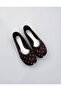 Women's Polka Dot Genuine Leather Satin Tabi Ballet Flats - 4