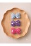 Set of 3 Sequined Bow Baby Hair Clips - Special for Babies Without Hair or with Little Hair