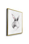 Cute Bunny Butt Kids Wall Art | Portrait Framed Canvas Print | Luxury Modern Decor for Kids Room - 3