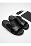 -Genuine Leather Men's Slippers